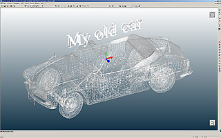 3D Modell in Gitteransicht